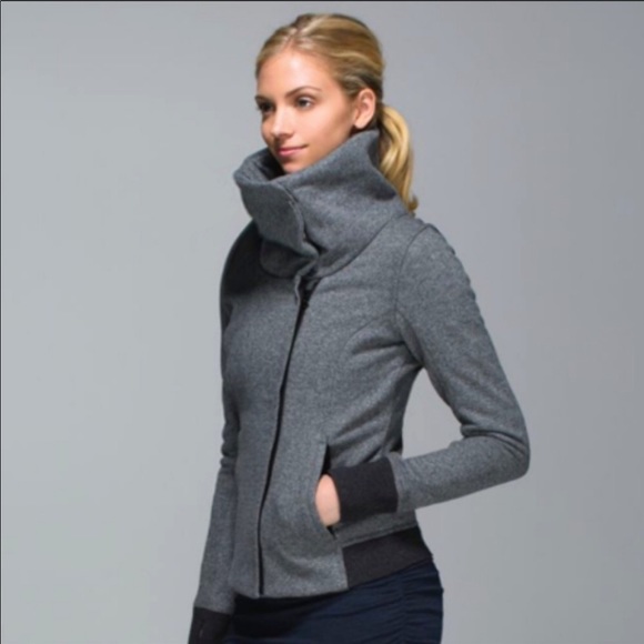 lululemon athletica Jackets & Blazers - Lululemon Karmacollected Front Zip Gray Jacket